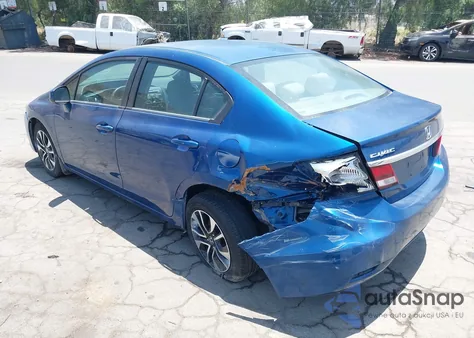2013 Honda Civic Ex from USA, damaged, VIN 19XFB2F80DE054859